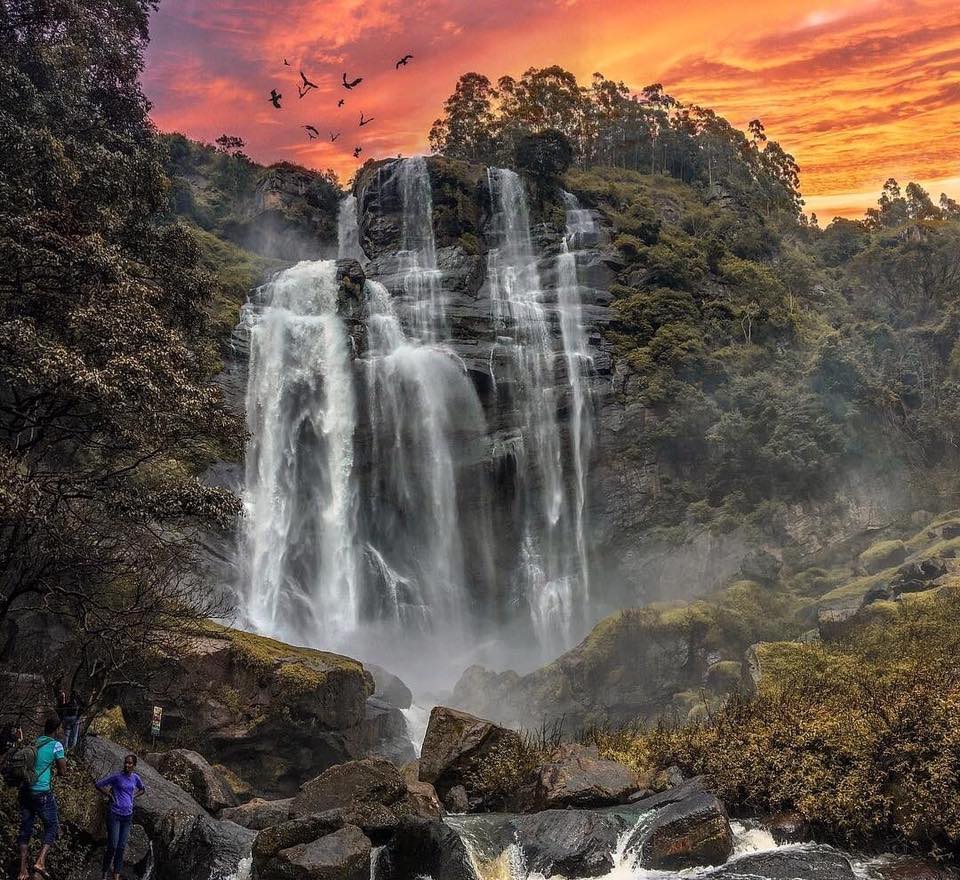 Бандаравела водопад Шри Ланки